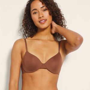Soma Vanishing Unlined Perfect Coverage Bra Cinnamon Latte 38D